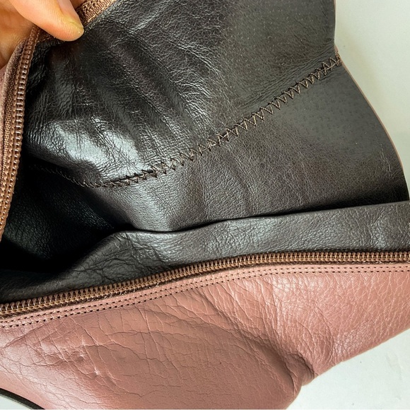 L'INTERVALLE Elegant Nude Pink Leather Ankle Boots - Picture 9 of 9